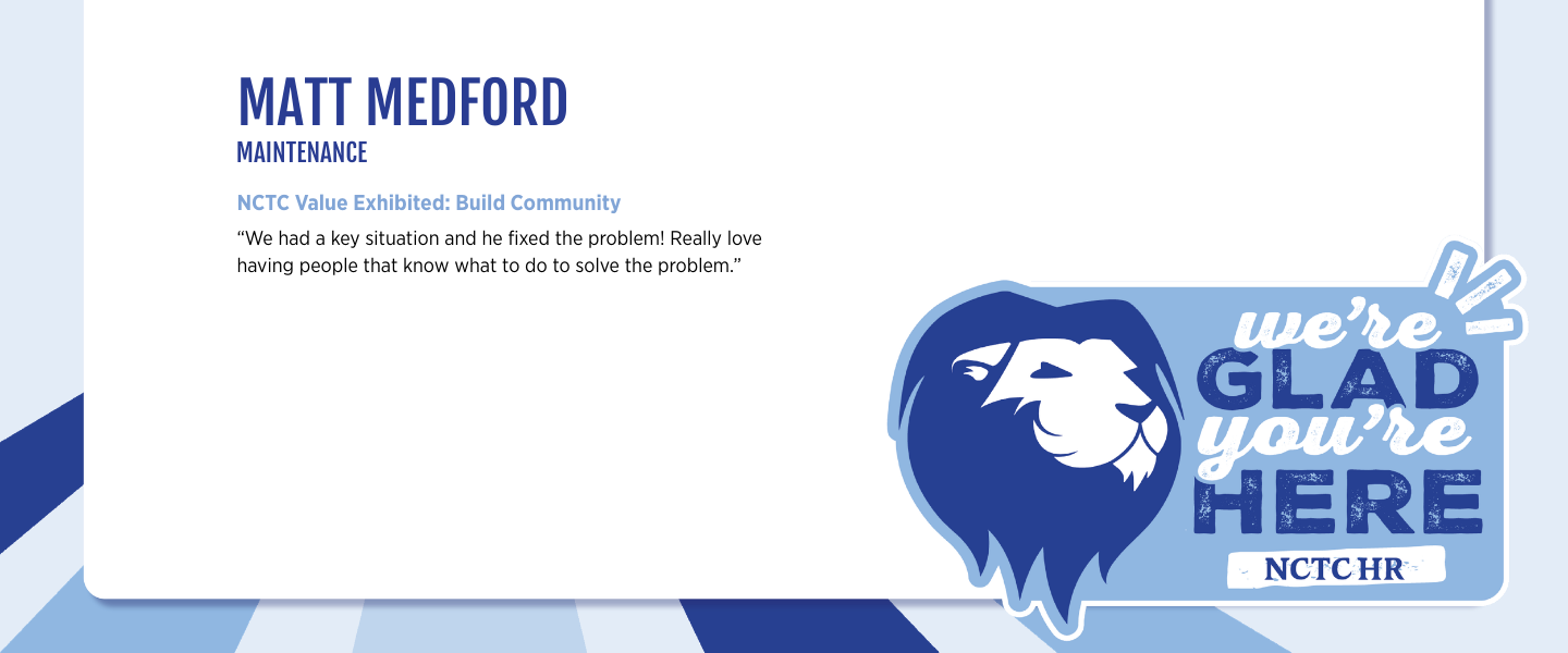 Matt Medford KUDOSMARCH26